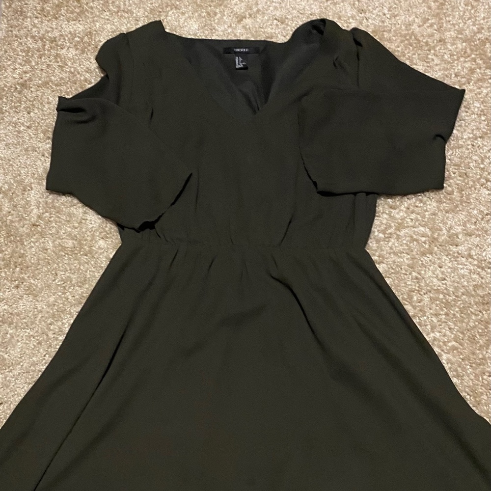 Forever 21 dress— olive green